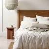 Halo Organic Cotton Quilt Cover - Sand -Homewares Shop halo organic bed linen white sand
