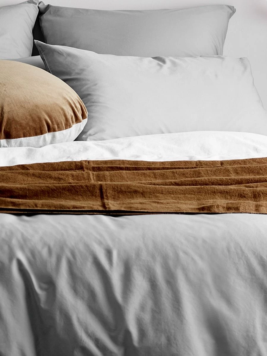 Halo Organic Cotton Quilt Cover - Pebble 5 Halo Organic Cotton Quilt Cover - Pebble - Image 3