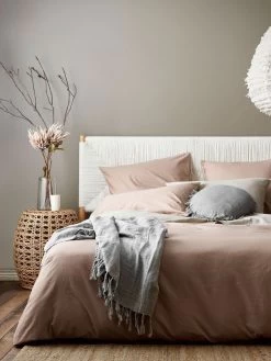 Halo Organic Cotton Quilt Cover - Rosewater 11 Halo Organic Cotton Quilt Cover - Rosewater -Homewares Shop halo organic cotton bedlinen rosewater close