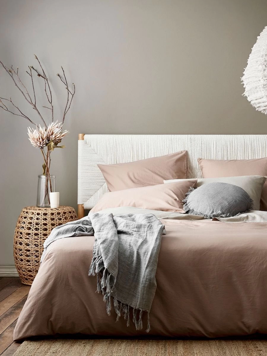 Halo Organic Cotton Quilt Cover - Rosewater 6 Halo Organic Cotton Quilt Cover - Rosewater - Image 4