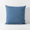 Halo Organic Cotton European Pillowcase - Bijou Blue -Homewares Shop halo organic euro bijou blue