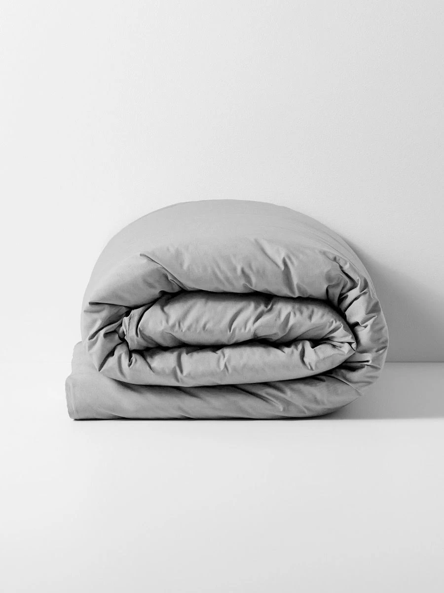 Halo Organic Cotton Quilt Cover - Pebble 6 Halo Organic Cotton Quilt Cover - Pebble - Image 4