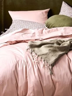 Halo Organic Sateen Quilt Cover - Lotus -Homewares Shop halo organic sateen bedlinen lotus detail 4