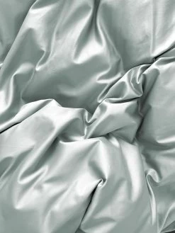 Halo Organic Sateen Standard Pillowcase - Mist -Homewares Shop halo organic sateen mist detail