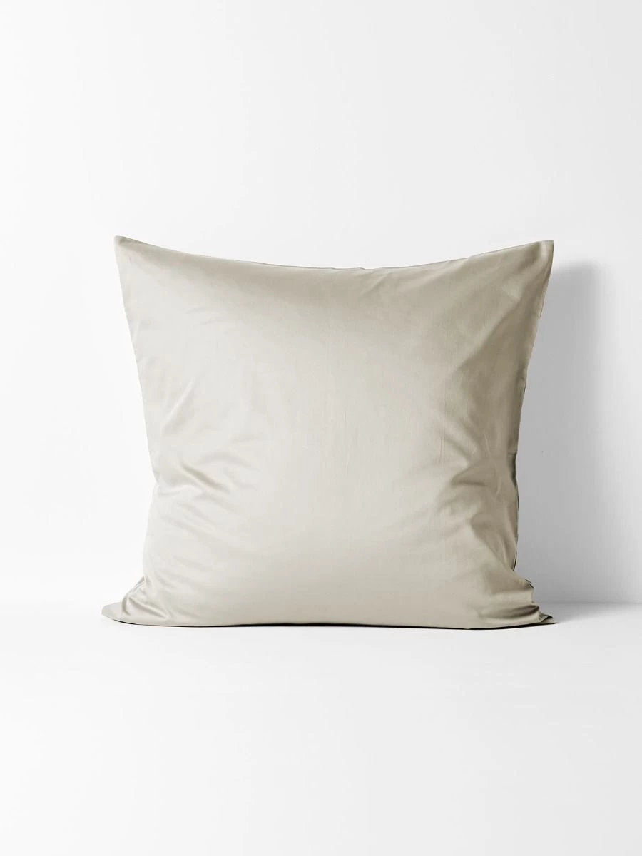 Halo Organic Sateen European Pillowcase - Feather 3 Halo Organic Sateen European Pillowcase - Feather