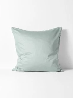 Halo Organic Sateen European Pillowcase - Mist