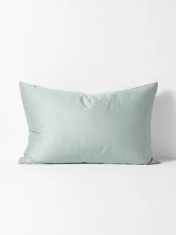Halo Organic Sateen Standard Pillowcase - Mist