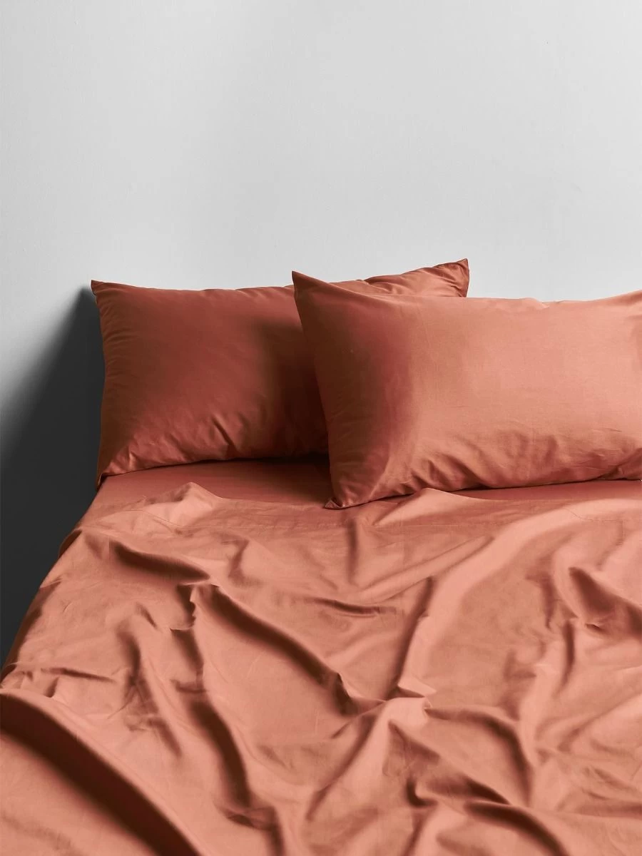 Halo Organic Sateen Sheet Set - Cedarwood 3 Halo Organic Sateen Sheet Set - Cedarwood