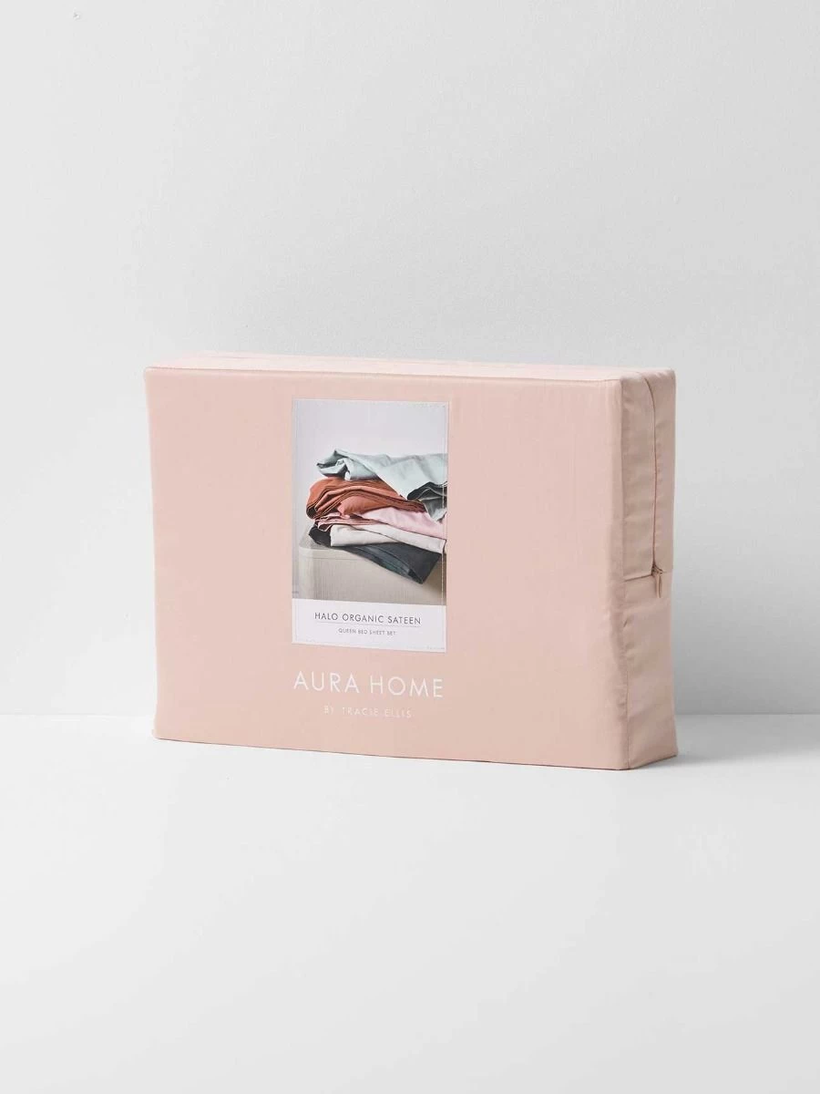 Halo Organic Sateen Sheet Set - Lotus 5 Halo Organic Sateen Sheet Set - Lotus - Image 3