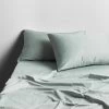 Halo Organic Sateen Sheet Set - Mist -Homewares Shop halo organic sateen sheets mist 2