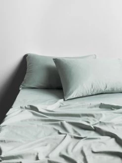 Halo Organic Sateen Sheet Set - Mist