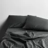 Halo Organic Sateen Sheet Set - Shadow -Homewares Shop halo organic sateen sheets shadow 2