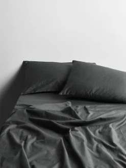 Halo Organic Sateen Sheet Set - Shadow