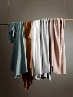 Halo Organic Cotton Sheet Set - White 9 Halo Organic Cotton Sheet Set - White -Homewares Shop halo organic sheets hanging 2