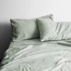Halo Organic Cotton Sheet Set - Peppermint -Homewares Shop halo organic sheets sage 2