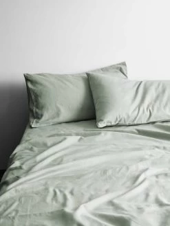 Halo Organic Cotton Sheet Set - Peppermint