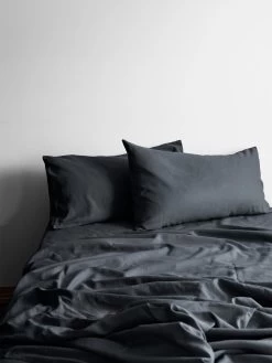 Halo Organic Cotton Sheet Set - Steel