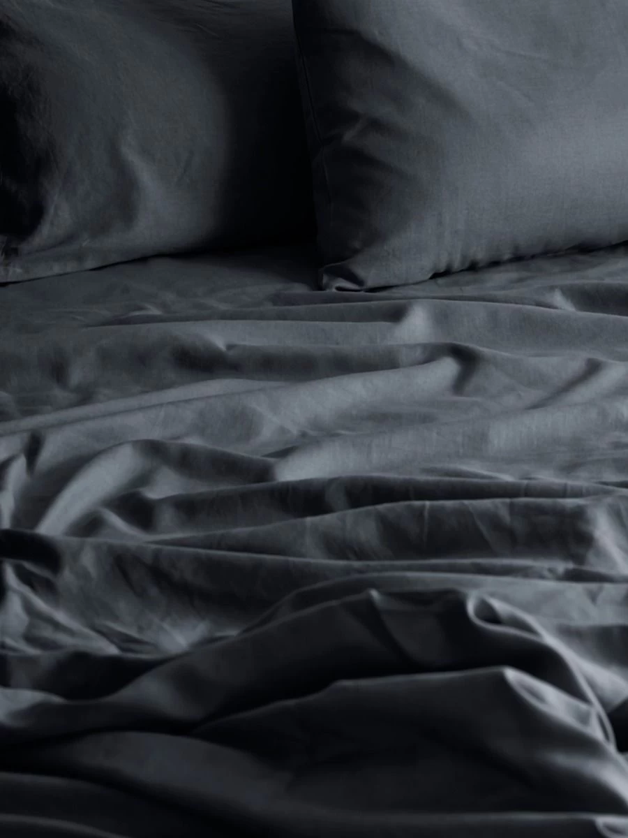 Halo Organic Cotton Sheet Set - Steel 4 Halo Organic Cotton Sheet Set - Steel - Image 2