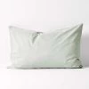 Halo Organic Cotton Standard Pillowcase - Peppermint -Homewares Shop halo standard pillowcase sage 2