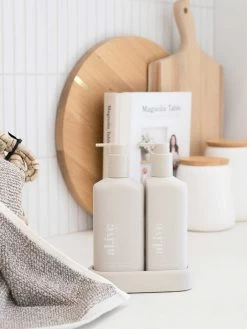 Hand Wash & Dishwashing Liquid Kitchen DUO + Tray -Homewares Shop hand3