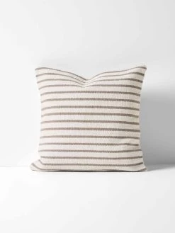 Hazel Stripe Cushion - Natural
