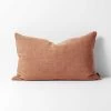 Heavy Linen Rectangle Cushion - Hazelnut -Homewares Shop heavy linen cushion hazelnut 40cmx60cm