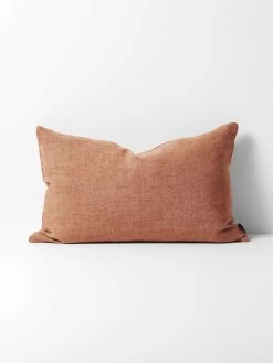 Heavy Linen Rectangle Cushion - Hazelnut