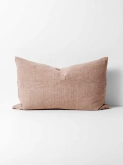 Heavy Linen Rectangle Cushion - Lotus