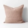 Heavy Linen Cushion - Lotus -Homewares Shop heavy linen cushion lotus 55cm