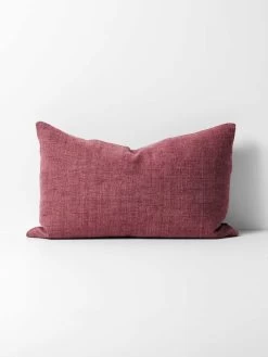 Heavy Linen Rectangle Cushion - Maple