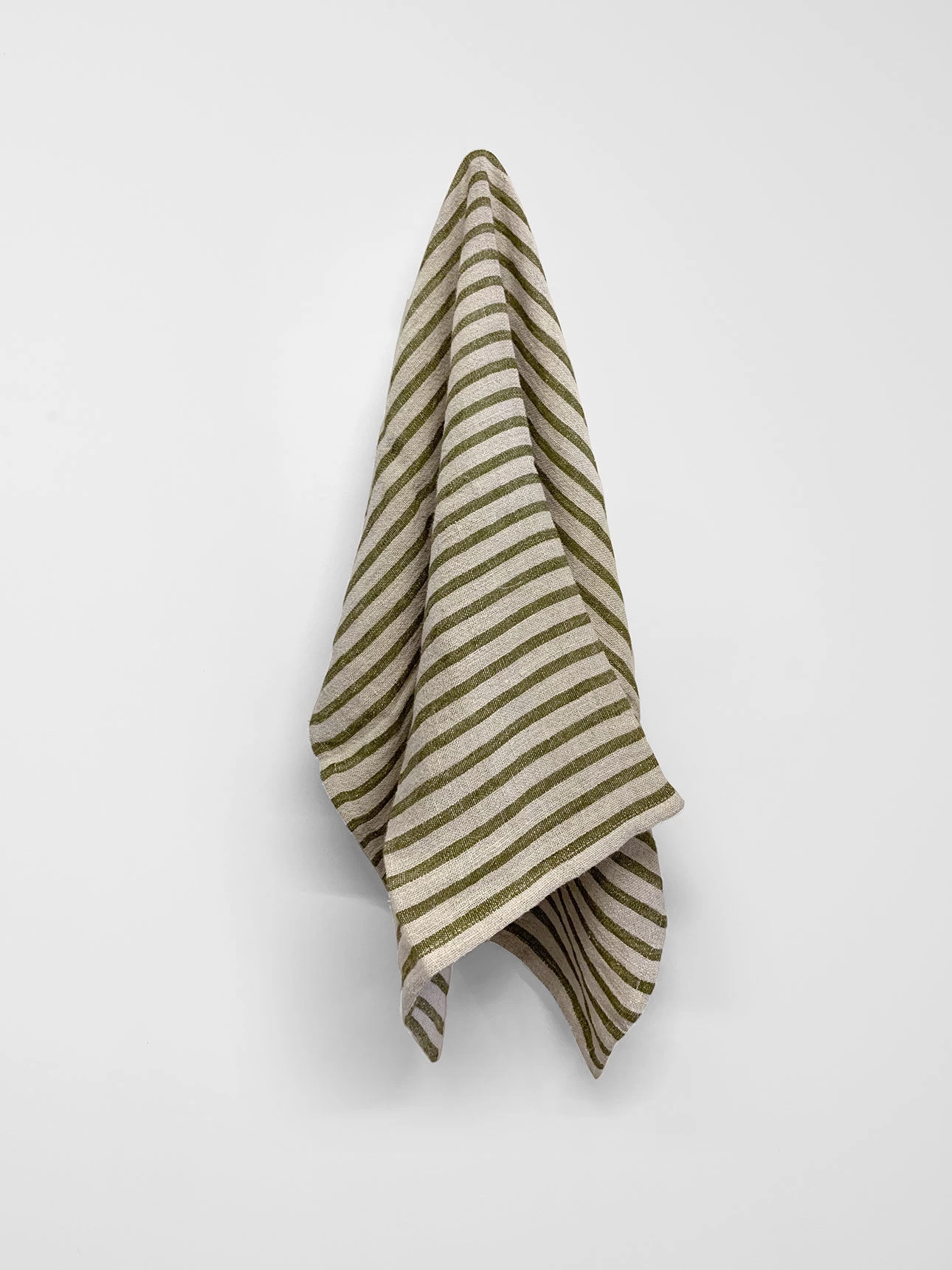Heirloom Stripe Tea Towel - Khaki 3 Heirloom Stripe Tea Towel - Khaki