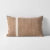 Herringbone Rectangle Cushion - Tobacco -Homewares Shop herringbone linen cushion tobacco 1