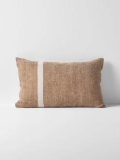 Herringbone Rectangle Cushion - Tobacco
