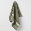Herringbone Tea Towel - Khaki -Homewares Shop herringbone linen tea towel khaki