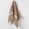 Herringbone Tea Towel - Tobacco -Homewares Shop herringbone linen tea towel tobacco