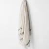 Herringbone Throw - Natural -Homewares Shop herringbone linen throw natrual
