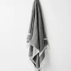 Herringbone Throw - Charcoal -Homewares Shop herringbone throw charcoal 2