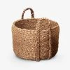 Ruhi Waterhyacinth Plaited Handle Basket - Large -Homewares Shop inartisan ruhi plaited handle basket natural large