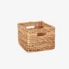Waterhyacinth Rectangular Storage Basket - Small -Homewares Shop inartisan waterhyacinth rectangular storage basket small