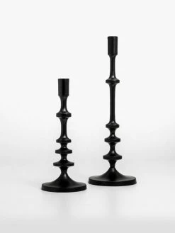 Eileen Short Taper Candlestand -Homewares Shop indigo love eileen taper candlestands 1