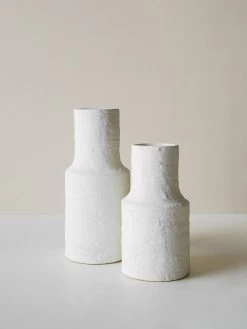 Eva Large Vase -Homewares Shop indigo love eva vases off white 2 1