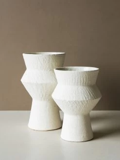 Larson Extra Large Vase -Homewares Shop indigo love extra large larson vases off white 1