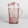 Flemington Acrylic Jug - Pale Pink 2 Flemington Acrylic Jug - Pale Pink -Homewares Shop indigo love flemington acrylic jug pale pink 1