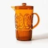 Flemington Acrylic Jug - Amber 1 Flemington Acrylic Jug - Amber -Homewares Shop indigo love flemington jug amber 1