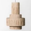 Gaia Raffia Pendant Light -Homewares Shop indigo love gaia raffia pendant 1 1