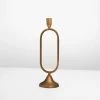Jacobsen Taper Brass Candlestand - Small -Homewares Shop indigo love jacobsen taper small candle stand brass 1