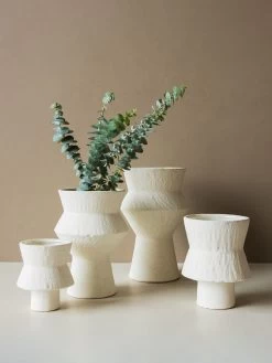 Larson Extra Large Vase -Homewares Shop indigo love larson vases off white 3 1 1