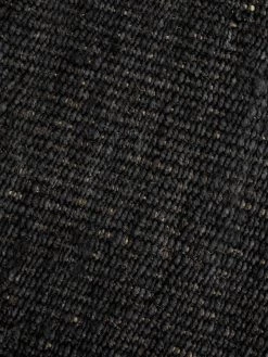 Jute Rug - Black -Homewares Shop jute rug black detail