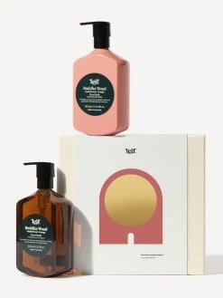 Buddha Wood Two Hands Large Set