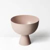 Dusty Rose Vera Planter Large -Homewares Shop lightly vera large vessel dusty rose